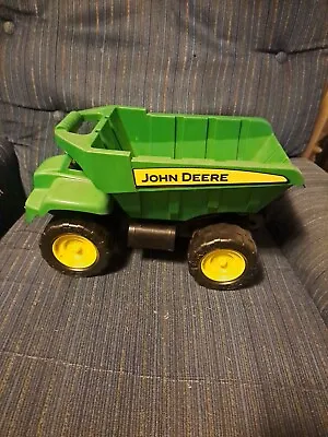 John Deere 15  Big Scoop Dump Truck Toy Ages 3 And Up Green • $16.05