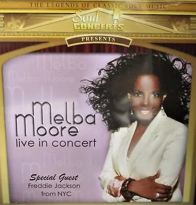 Live In Concert By Melba Moore NEW! 2 CD18 TRACKS Freddie JacksonSoul R&B   • $5.66