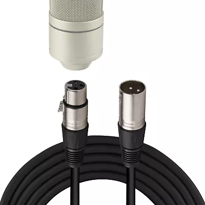 Geekria Microphone Cables For MXL 770 990 991 990 Blaze V67G 2006 (10 Ft) • $13.99
