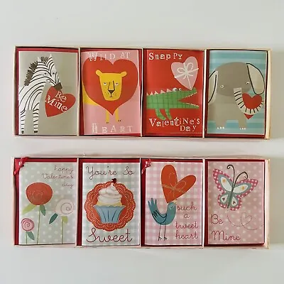 MERI GO ROUND Valentine's Animal Set (20 Ct) & Assorted Valentines (20 Ct) Cards • $30