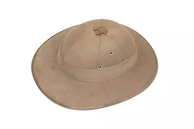 Vintage Pith Helmet Colonial Hat Safari Hat - Explorer's Hat Pith Helmet Kf546 • $108