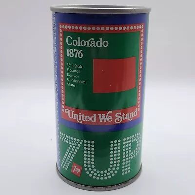 7up United We Stand Soda Pop Can #6 Colorado - Vintage • $6.74