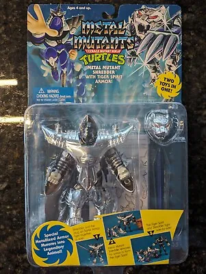 Vintage TMNT Teenage Mutant Ninja Turtles Metal Mutants Shredder Playmates 1995 • $199