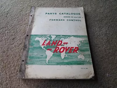 Land Rover Parts Catalogue Series II IIA Printed DEC 1966 . • $95