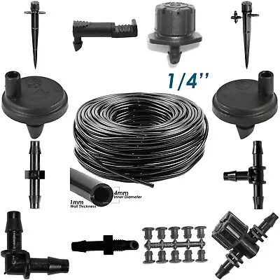 £16.47 • Buy 4mm Micro Irrigation Watering System Pipe & Matching Connectors DIY - Multi Item