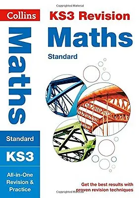 KS3 Maths (Standard): All-in-One Revision And Practice (Collins KS3 Revision An • £2.39