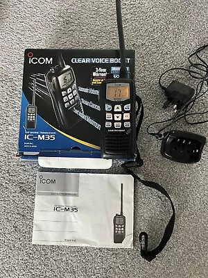 Icom IC-M35 Waterproof Buoyant Marine Transceiver • £80