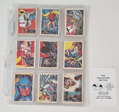 A & BC Batman Cards Black Bat And Pink Back 1966 FULL SET • £200