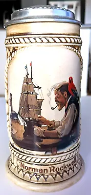 Norman Rockwell Beer Stein Mug The Captain And First Mate The Sailing Ship • $9.99