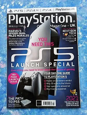 Playstation Official Magazine UK Issue 182 Christmas 2020 PS5 Launch Special • £6