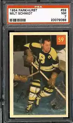 1954 Parkhurst #59 Milt Schmidt - PSA 7 • $192.50