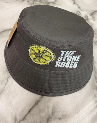 £11.99 • Buy Stone Roses Lemon I Wanna Be Adored Bucket Hat Graphite Grey