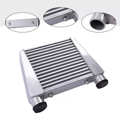 Universal Intercooler Turbo Front Mount 2.5  Inlet/Outlet Same One Side Aluminum • $93.99