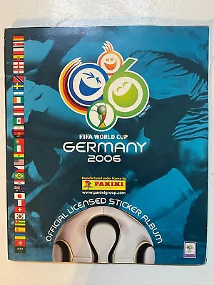 Panini 2006 World Cup Complete Sticker Album • £90