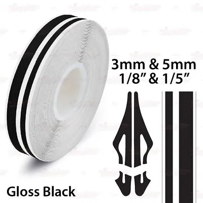 15mm 9/16  Roll PIN STRIPE Car Striping Trim Twin Lines TAPE Decal Vinyl Sticker • $8.90