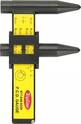 $49.99 • Buy Wheel & Stud Bolt Pattern Gauge 4 5 6 8 Lug | PCD Ruler Sliding Measurement Tool