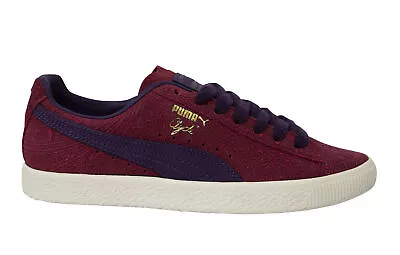 £24.99 • Buy Puma Classic Clyde Basket Paisley Leather Low Lace Up Mens Trainers 369279 01