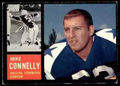 1962 Topps Mike Connelly Rookie Dallas Cowboys #44 • $4