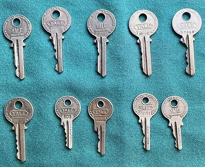 Lot Of 10 Yale & Towne Security & Paracentric Keys • $14.99