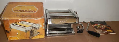 $25 • Buy Marcato Pasta Maker 150 Complete With Box Machine  Manual Noodle Atlas