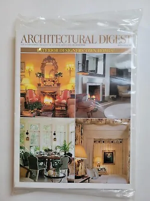 Architectural Digest Vintage Magazine ~ September 1999 Sealed NEW • $17.93