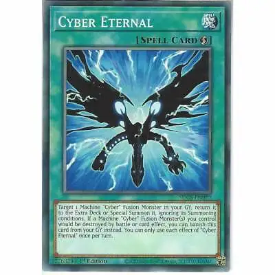 SDCS-EN022 Cyber Eternal | 1st Edition Common | YuGiOh Trading Card Game TCG • £1.25