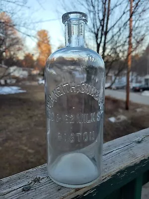 Early W. H. Keith Son & Co. 160 & 162 Milk St. Boston Whiskey Bottle... • $45