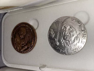 Vatican Silver And Bronze Medals 2016 Teresa Di Calcutta • $150