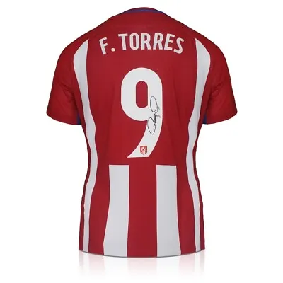 £356.99 • Buy Fernando Torres Signed Atletico Madrid 2016-17 Football Shirt Player Issue