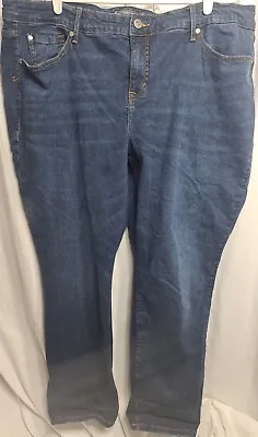 TORRID DENIM Women's Boyfriend Straight Dark BlueJeans Size 22R(44×30  R12 C16 ) • $20