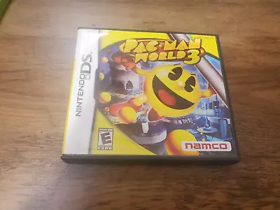 Pac-Man World 3 Nintendo DS Namco 2005 Complete Game CIB • $9