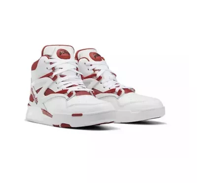 Reebok Pump Omni Zone 2 II Shoes White & Red HQ1008 Mens US Size 13 NEW N BOX! • $109.89