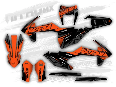 NitroMX Graphic Kit For KTM EXC EXC-F XC-W 125 250 350 450 500 2017 2018 2019 • $252.89