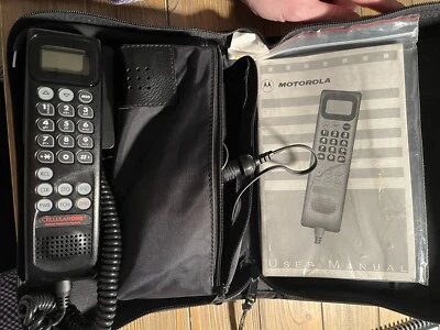 $20 • Buy Vintage Motorolla Cellular One Cellphone SCN2523A Mobile Bag Car Phone