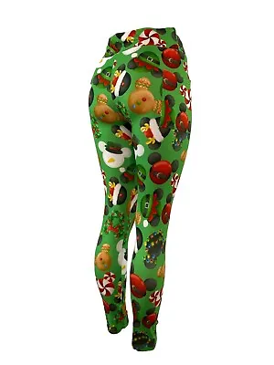 Mickey Ears Holiday Frosted Cookies Soft Leggings Multiple Sizes W/ POCKETS • $19.97