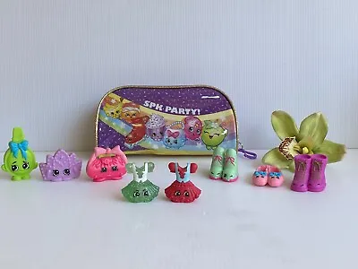 SHOPKINS LOT 8 McDonald's Happy Meal 2015 Moose AND Zippered Container Pouch • $18