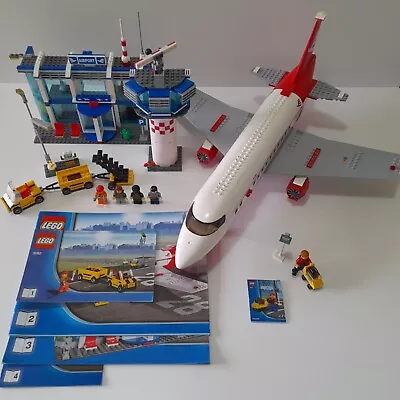 Lego City 3182 - Airport - Airplane Terminal Tower Minifigs Instructions • $150