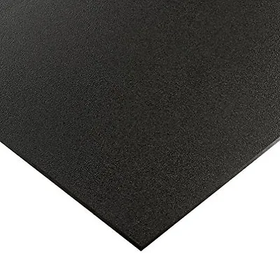 $24.28 • Buy Black HDPE Plastic Polyethylene Textured Sheet 0.25”-1/4  Thick - Vacuum Forming