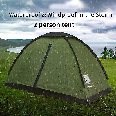 Tent Outdoor Cabin Outdoor Camping Instant Waterproof Family 2 Person Portable • $99.99