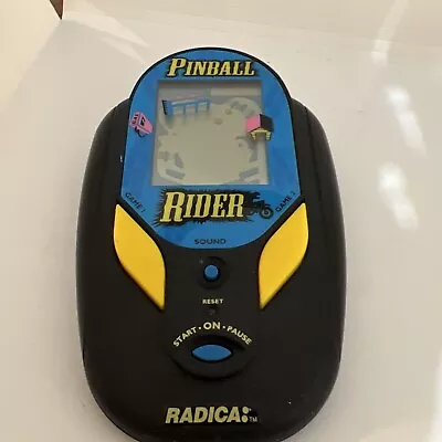 Pinball Rider Radica Vintage Handheld Video Game Tested Works Model 3731 • $6.52