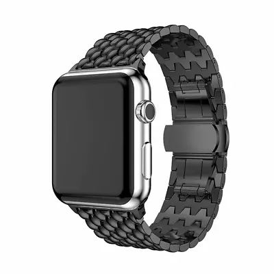 $18.99 • Buy Solid Stainless Steel Metal IWatch Strap Band For Apple Watch 7 6 5 4 3 2 41 45