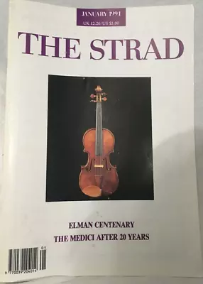 The Strad Magazine - January 1991- Violin Strings - Elman Centenary • $8.79