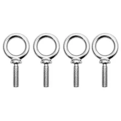 3/8 16 Unc Stainless Steel 316 Eye Bolt 4 Pack 3/8  X 11/4  Marine Grade Machine • $15.54