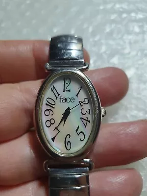 £1.79 • Buy Ladies Face Watch. Stretch Bracelet. Great Condition. 