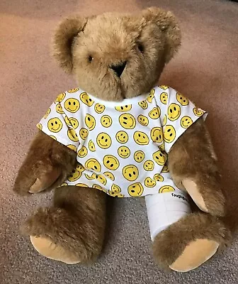 Vermont Teddy Bear Company Complete Companion 15” Get Well Plush And Smiley Gown • $21.95