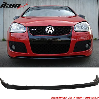 Fits 05-10 VW Golf GTI MK5 Jetta Euro Style Front Bumper Lip Spoiler Unpainted • $115.97