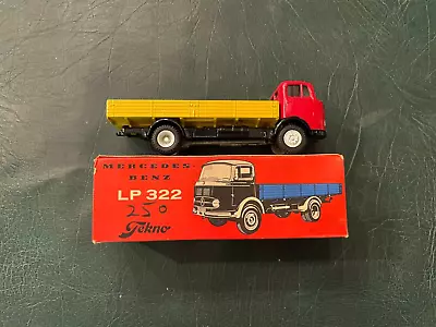 Rare Vintage Tekno 910 Mercedes Benz LP322 Flat Bed Truck In Box • $75