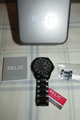 Relic Gun Metal Watch ZR12191 W/ Tags • $30