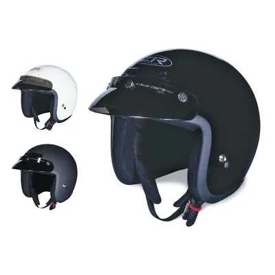 Z1R Jimmy Adult Mens Motorcycle Riding Solid Open Face DOT Street Helmets • $69.95