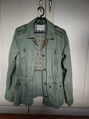 Marks And Spencer Indigo Collection Ladies Size 10 Light Khaki Jacket Coat. • £1.99